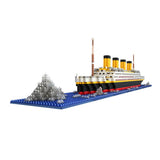 Maxbell 1860pcs Grand Titanic Building Blocks Kit Ship Model Kids Toy Gift