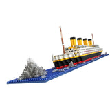 Maxbell 1860pcs Grand Titanic Building Blocks Kit Ship Model Kids Toy Gift