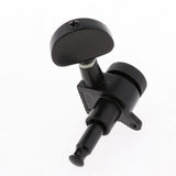 Maxbell 3R3L Black Machine Heads for Steel String/Electric Guitars Gear Ratio: 1/15