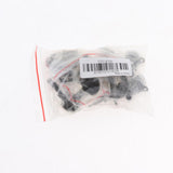 Maxbell 3R3L Black Machine Heads for Steel String/Electric Guitars Gear Ratio: 1/15