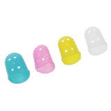 Maxbell Guitar Fingertip Protectors Silicone Finger Guards for Bass/Ukulele Guitar#L
