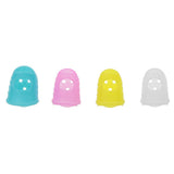 Maxbell Guitar Fingertip Protectors Silicone Finger Guards for Bass/Ukulele Guitar#L