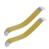 Maxbell 2pcs Luthier Guitar Care Tool String Spreaders for Cleaning Fretboard Yellow