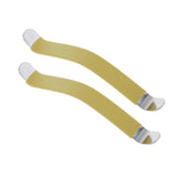 Maxbell 2pcs Luthier Guitar Care Tool String Spreaders for Cleaning Fretboard Yellow