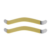 Maxbell 2pcs Luthier Guitar Care Tool String Spreaders for Cleaning Fretboard Yellow