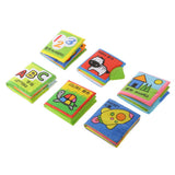Maxbell Set of Soft Cloth Cognize Books Infant Baby Children Kids Intelligence Developmental Xmas Toy Gift