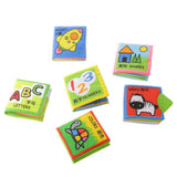 Maxbell Set of Soft Cloth Cognize Books Infant Baby Children Kids Intelligence Developmental Xmas Toy Gift