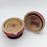 Maxbell Set of 10pcs Wooden Charistmas Xmas Santa Claus Nesting Dolls Matryoshka Toy