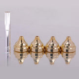 Maxbell Trumpet Mouthpiece 4 Sizes Set 3C 5C 7C 1-1/2C Gold Plated Mouth Pieces Kit