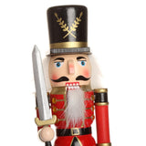 Maxbell Handpainted Standing Wooden Nutcracker Soldier Christmas Ornament Home Decoration Collectibles Birthday Gift