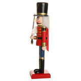 Maxbell Handpainted Standing Wooden Nutcracker Soldier Christmas Ornament Home Decoration Collectibles Birthday Gift