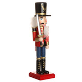Maxbell Handpainted Standing Wooden Nutcracker Soldier Christmas Ornament Home Decoration Collectibles Birthday Gift