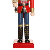 Maxbell Handpainted Standing Wooden Nutcracker Soldier Christmas Ornament Home Decoration Collectibles Birthday Gift