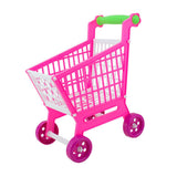 Maxbell Mini Plastic Children Shopping Hand Trolley Cart for Kids Developmental Pretend Role Play Toy Playset