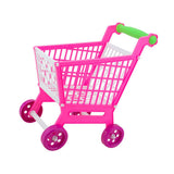 Maxbell Mini Plastic Children Shopping Hand Trolley Cart for Kids Developmental Pretend Role Play Toy Playset