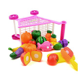 Maxbell Mini Plastic Children Shopping Hand Trolley Cart for Kids Developmental Pretend Role Play Toy Playset