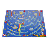 Maxbell Wooden Puzzles Magnet Beads Slot Maze Magnetic Pen Labyrinth Nine Planets