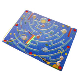 Maxbell Wooden Puzzles Magnet Beads Slot Maze Magnetic Pen Labyrinth Nine Planets