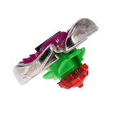 Maxbell Rare Fusion Top 4D Fight Master Spinning Top with String Launcher Purple Xmas Gift