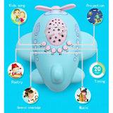 Maxbell Smart Sound Mini Plain Baby Early Learning Puzzle Growth Tool Sleeping Toy Colorful Light Projection