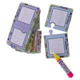 Maxbell Children Magic Coloring Doodle Water Drawing Painting Cards Board with Pen Toddler Developmental Toy Gift Traffic