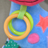 Maxbell Newborn Baby Kids Handkerchief Bed Stroller Car Hanging Bell Plush Deer Music Rattles Toys Teether Ring Play Doll