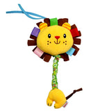 Maxbell Cartoon Infant Toy Baby Stroller Hanging Bed Bell Animal Plush Toy Lion