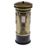 Vintage Retro Metal British London Street Mailbox Model Piggy Bank Postbox Money Saving Box Bronze