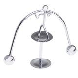 Maxbell Mini Weightlifter Mold Desk Decor Perpetual Balance Educational Motion Toy Metal Weightlifting Gadget Office Home Decoration