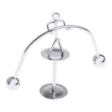 Maxbell Mini Weightlifter Mold Desk Decor Perpetual Balance Educational Motion Toy Metal Weightlifting Gadget Office Home Decoration