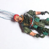 Maxbell 9cm Plastic Paratroopers Action Figure World War II Soldiers Toy - 5 Pieces