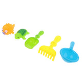 Maxbell Kids Beach Sand Toy Tool Set (5pcs/set - Sand Tools Shovel Rake and More)