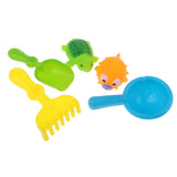 Maxbell Kids Beach Sand Toy Tool Set (5pcs/set - Sand Tools Shovel Rake and More)