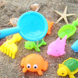 Maxbell Kids Beach Sand Toy Tool Set (5pcs/set - Sand Tools Shovel Rake and More)