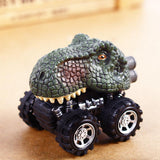 Maxbell 2xDinosaurs Figures Pull Back Cars Jurassic Toys Kids Children Birthday Gift