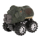 Maxbell 2xDinosaurs Figures Pull Back Cars Jurassic Toys Kids Children Birthday Gift