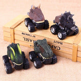 Maxbell 2xDinosaurs Figures Pull Back Cars Jurassic Toys Kids Children Birthday Gift