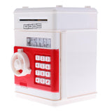 Maxbell Automatic Electronic Cash Roller Piggy Bank Coin Money Saving Box White