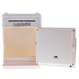 Maxbell Automatic Electronic Cash Roller Piggy Bank Coin Money Saving Box White