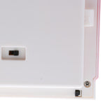 Maxbell Automatic Electronic Cash Roller Piggy Bank Coin Money Saving Box White