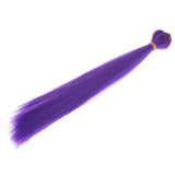 Maxbell BJD Doll DIY Hair Bulk Wigs For Doll Hairpiece Making Supplies Purple