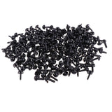 Maxbell 200 Pieces Black Plastic Safety Eyes for Teddy Bear Doll Animal Toys 6MM