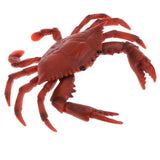 Maxbell Simulation Animal Model Figure Toys Figurine Home Decor Red Crab