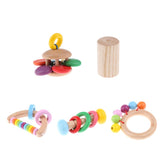 Maxbell Wooden Baby Rattle Educational Grasping Rattle Montessori Toys Inline