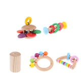 Maxbell Wooden Baby Rattle Educational Grasping Rattle Montessori Toys Inline