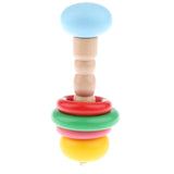 Maxbell Wooden Baby Rattle Educational Grasping Rattle Montessori Toys Inline