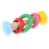 Maxbell Wooden Baby Rattle Educational Grasping Rattle Montessori Toys Inline