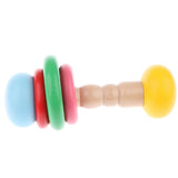 Maxbell Wooden Baby Rattle Educational Grasping Rattle Montessori Toys Inline