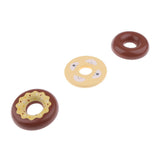 Maxbell Wooden Play Food Pretend Play Doughnut Kids Educational Toy Gift Chocolate