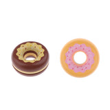 Maxbell Wooden Play Food Pretend Play Doughnut Kids Educational Toy Gift Chocolate